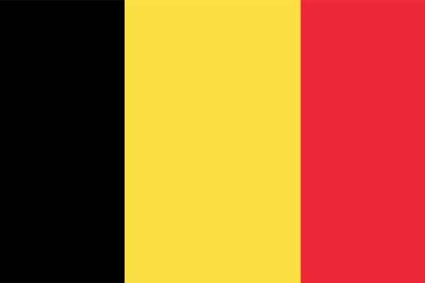 Illustration of Belgium flag